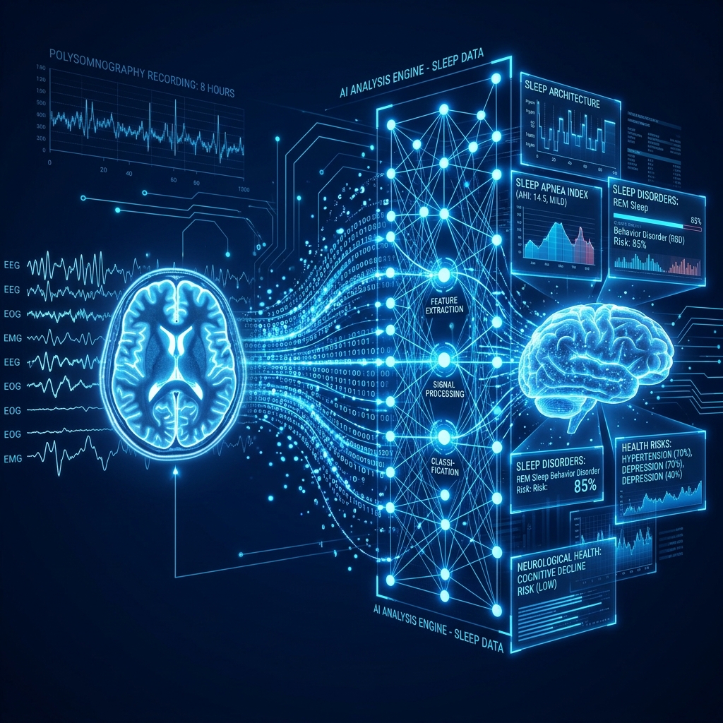 AI model predicts over 130 health conditions from overnight sleep recordings years before symptom onset