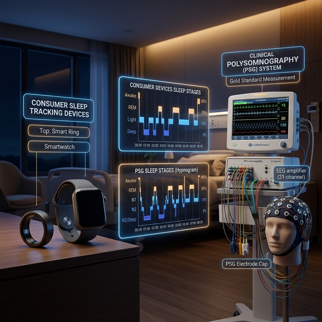 Consumer sleep wearables versus clinical polysomnography: what the 2026 evidence shows